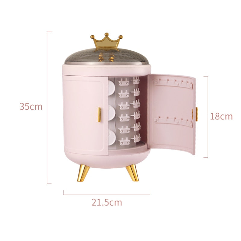 Crown Rotating Jewelry Organizer by Kore Kawaii