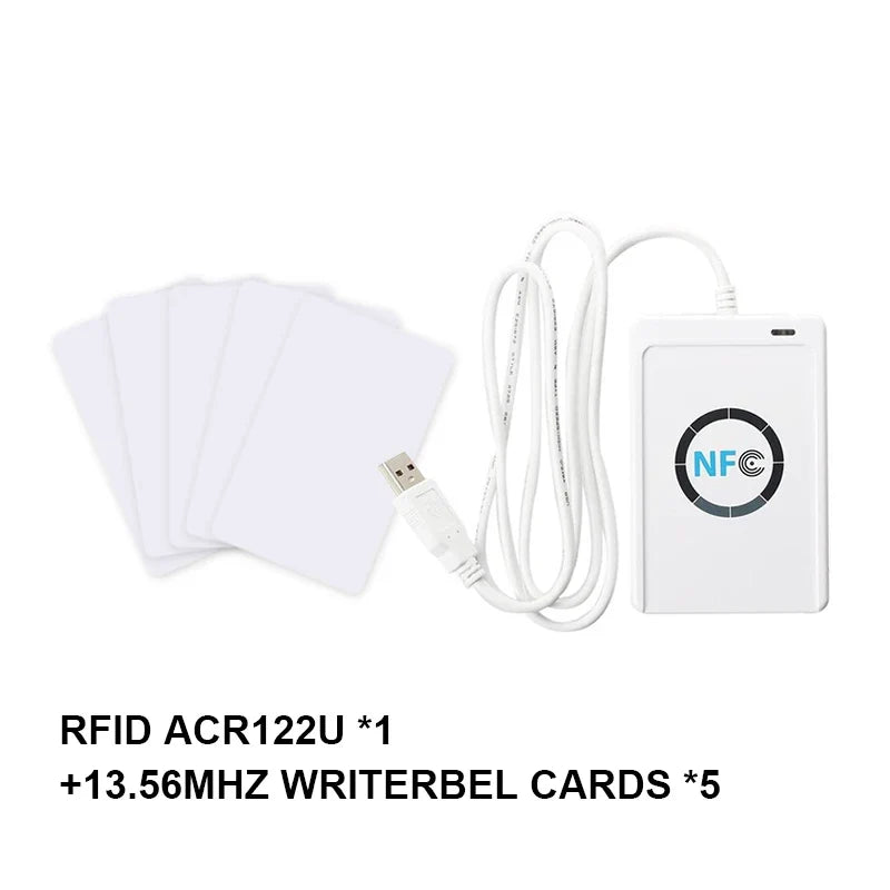 USB ACR122U Contactless Smart Card Access Card Copy Reader IC Property Elevator Decryption Copy Machine 13.56MHZ by FLIPSTYLEZLLC