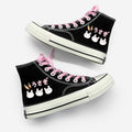 Black Usagi High Tops by Kore Kawaii