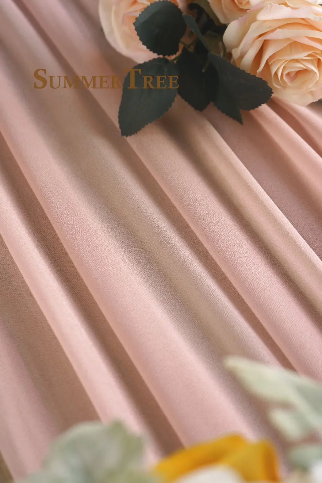 10 Meters Wedding Arch Drape Fabric Sheer Chiffon Tulle Curtain by FLIPSTYLEZLLC