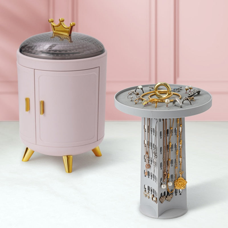 Crown Rotating Jewelry Organizer by Kore Kawaii
