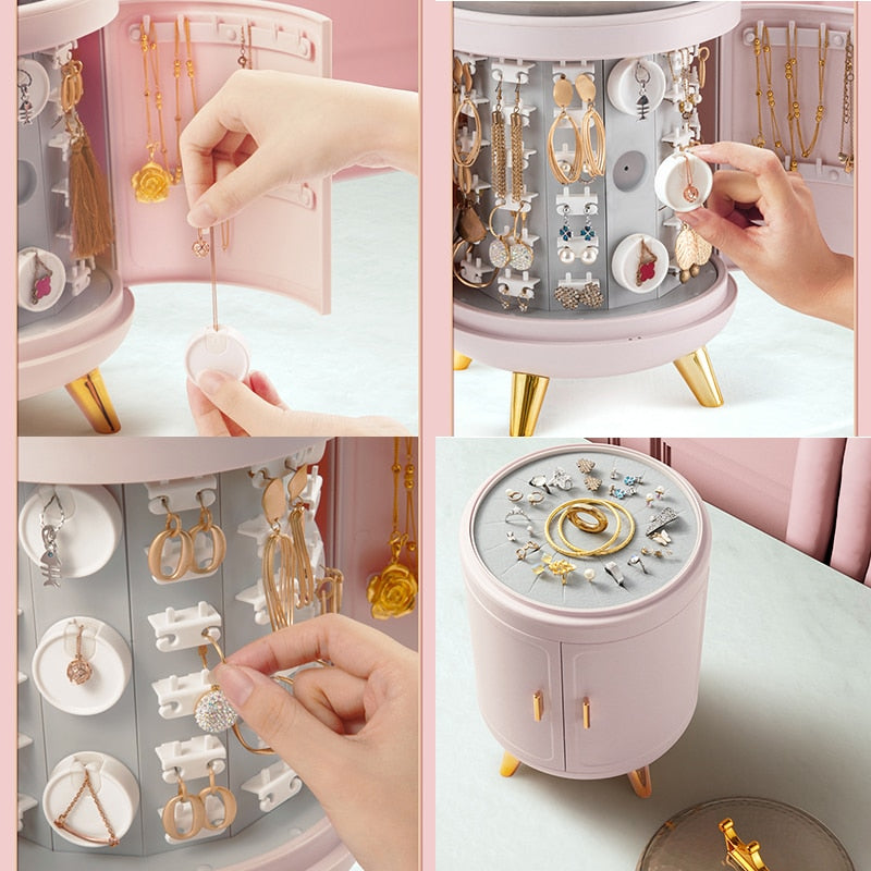 Crown Rotating Jewelry Organizer by Kore Kawaii