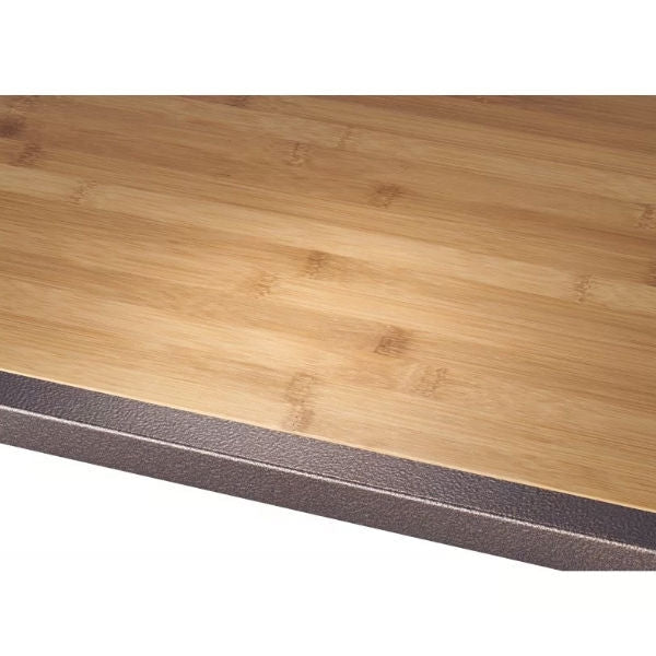 Heavy Duty 5-Shelf Steel Frame Shelving Unit with Bamboo Shelves by HomePacific
