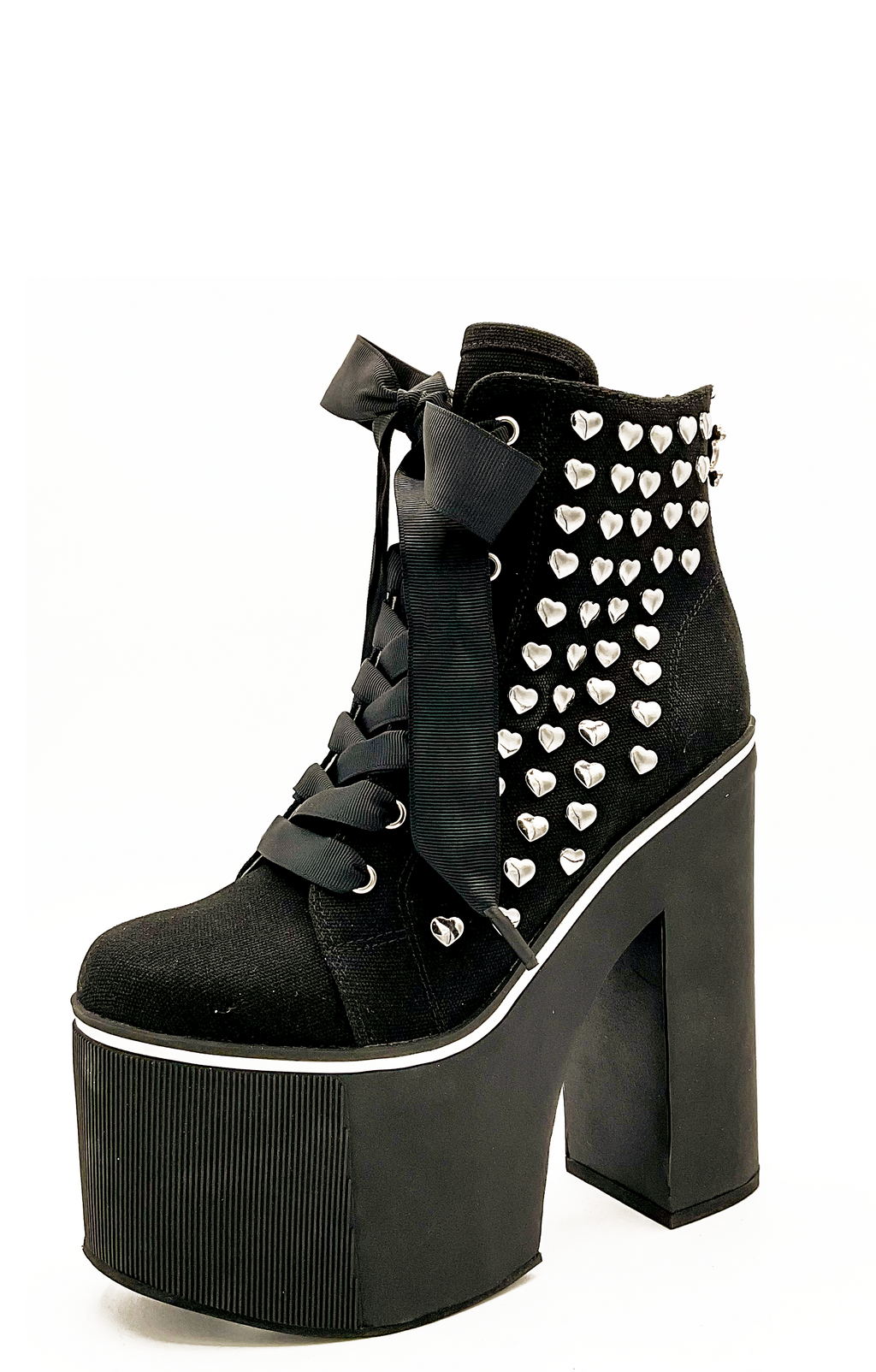 Heartcore Platform Sneaker - Black by Charla Tedrick