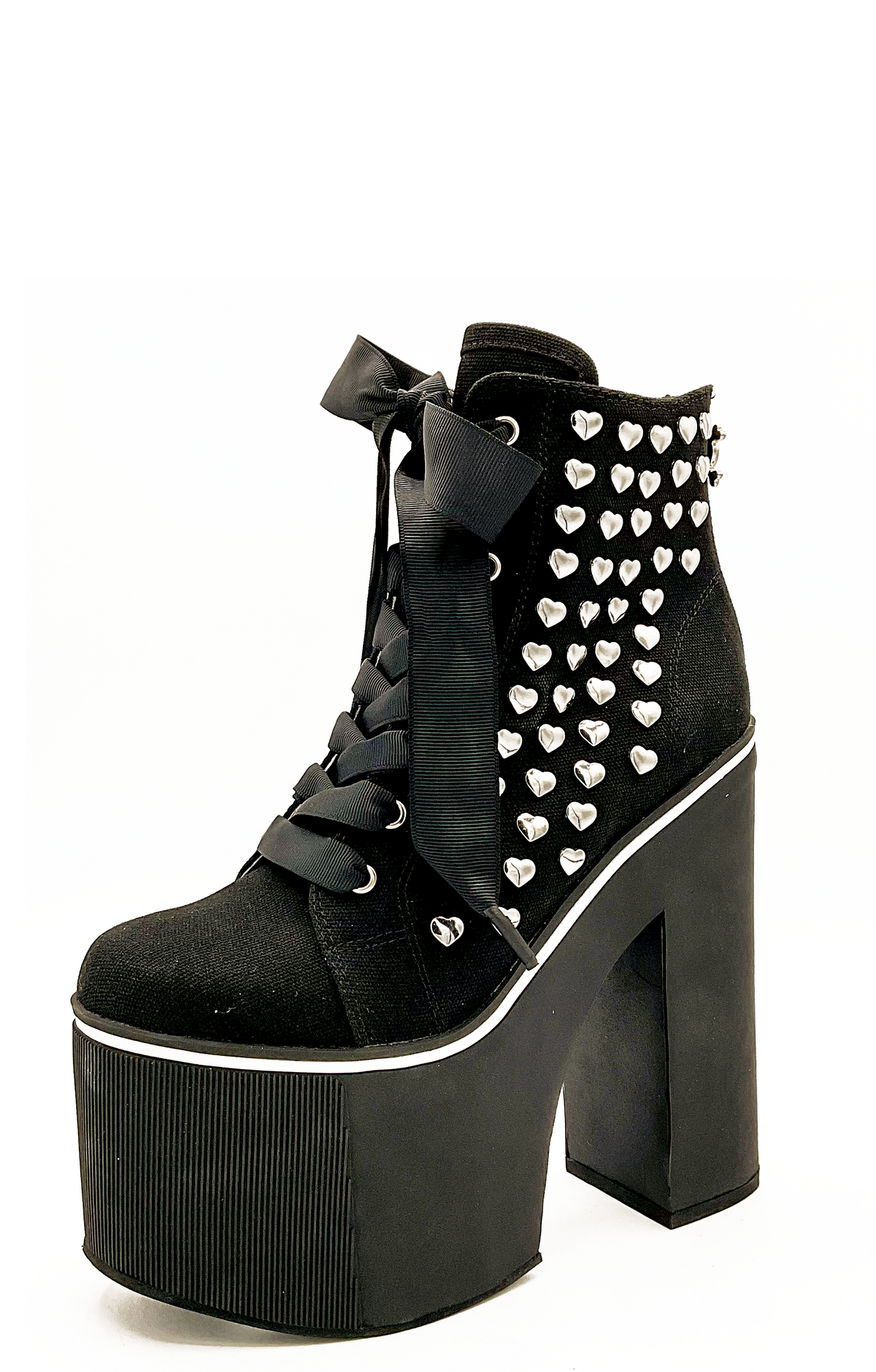 Heartcore Platform Sneaker - Black by Charla Tedrick
