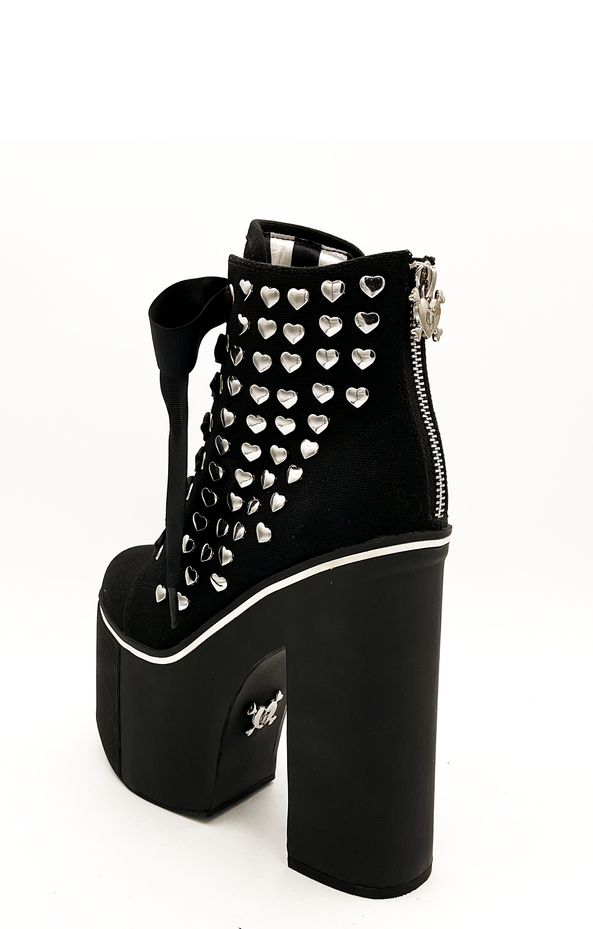 Heartcore Platform Sneaker - Black by Charla Tedrick