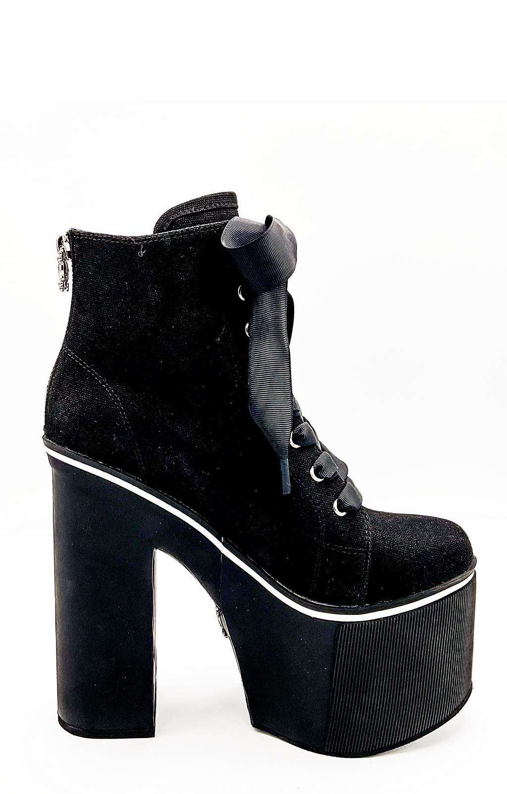 Heartcore Platform Sneaker - Black by Charla Tedrick
