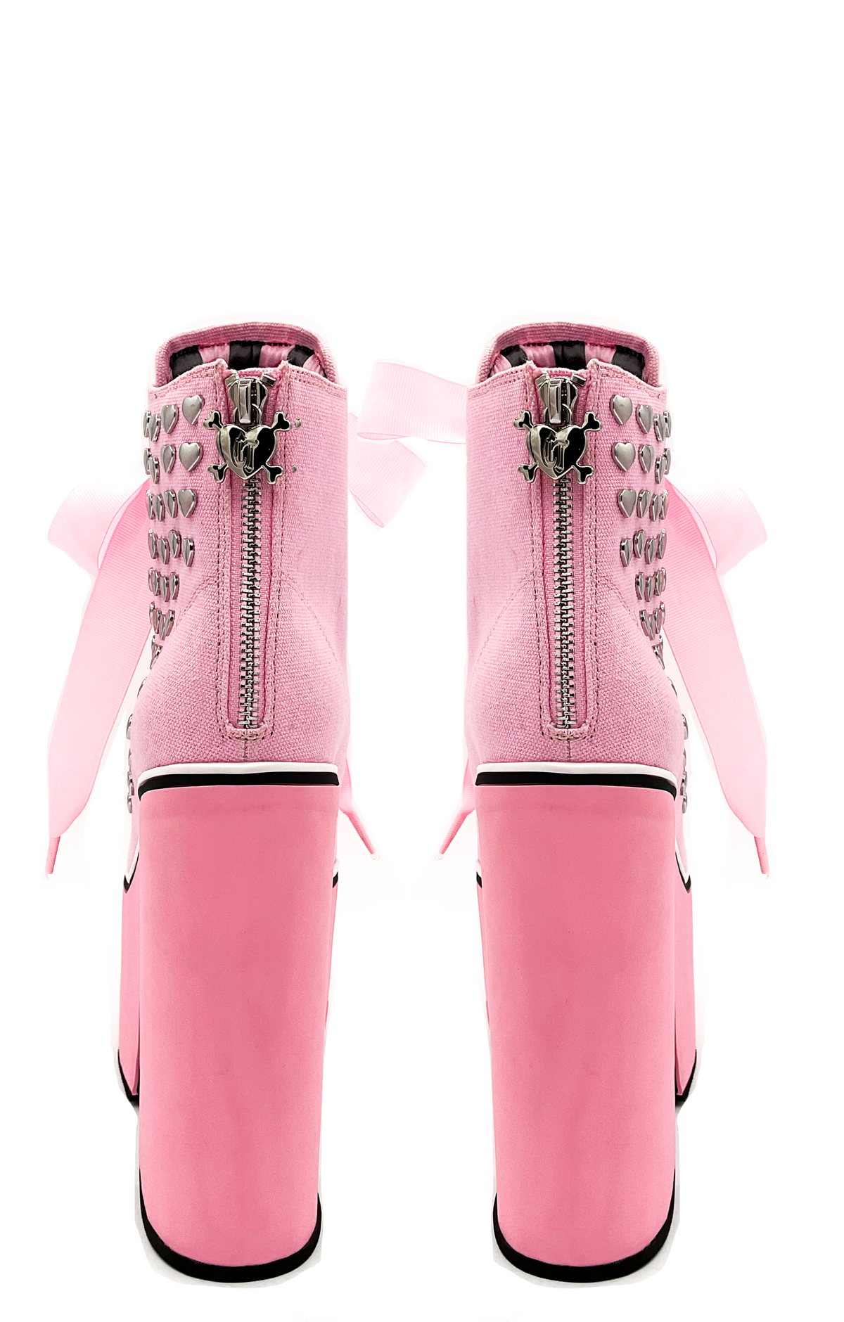 Heartcore Platform Sneaker - Pink by Charla Tedrick