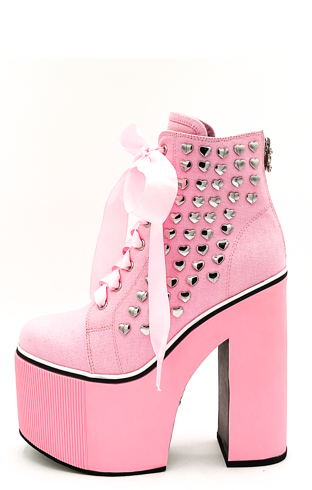 Heartcore Platform Sneaker - Pink by Charla Tedrick