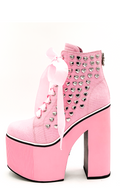 Heartcore Platform Sneaker - Pink by Charla Tedrick