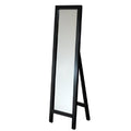 Contemporary Free-standing Floor Mirror in Espresso Wood Finish by HomePacific