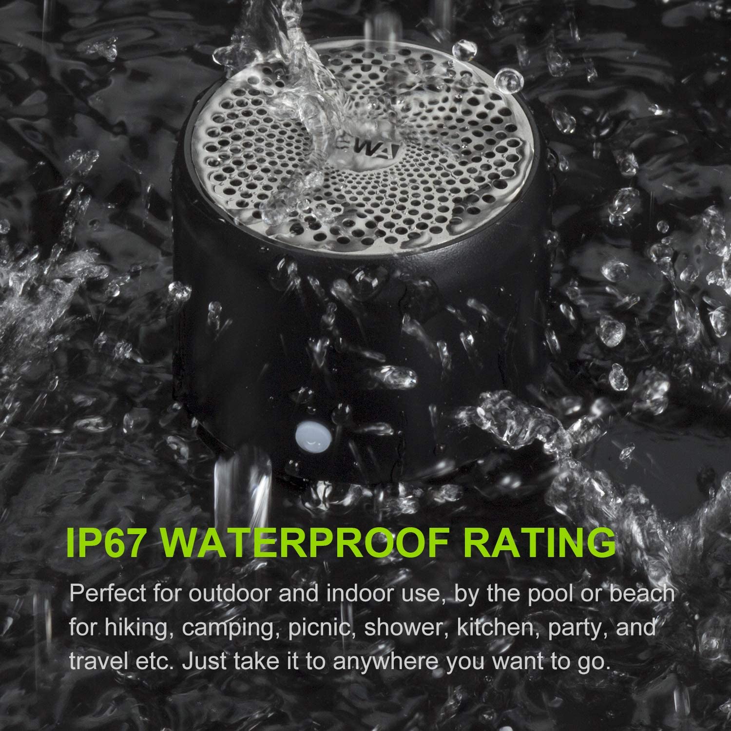 Dragon ZS1 Waterproof Mini Bluetooth Speaker by Yellow Pandora