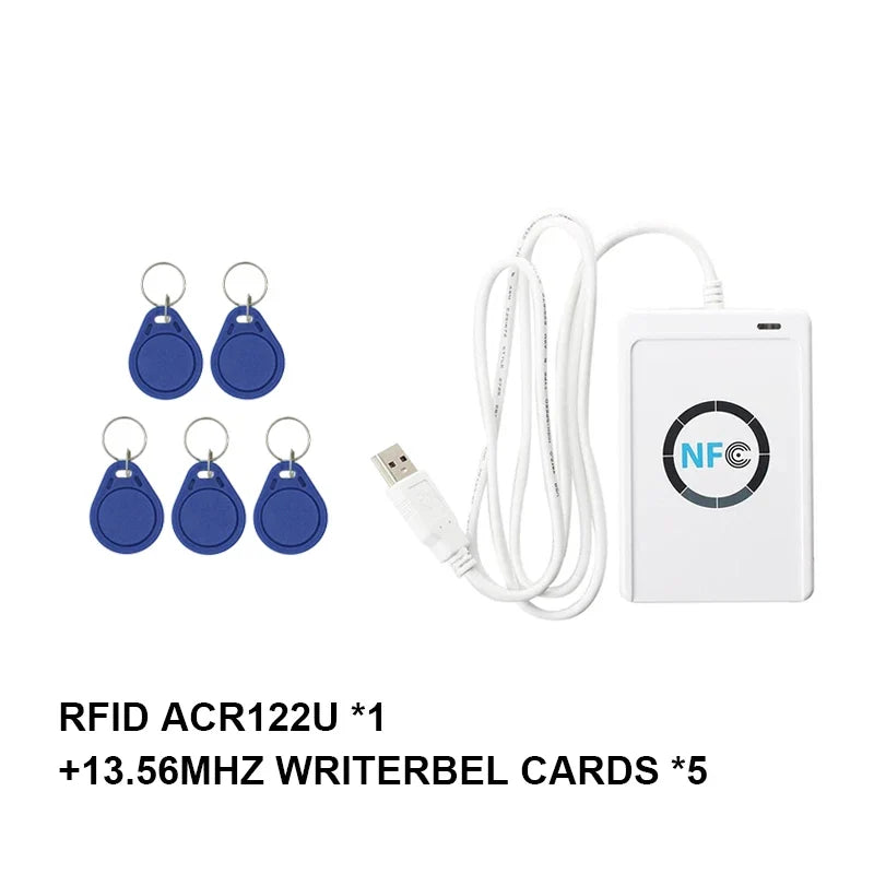 USB ACR122U Contactless Smart Card Access Card Copy Reader IC Property Elevator Decryption Copy Machine 13.56MHZ by FLIPSTYLEZLLC