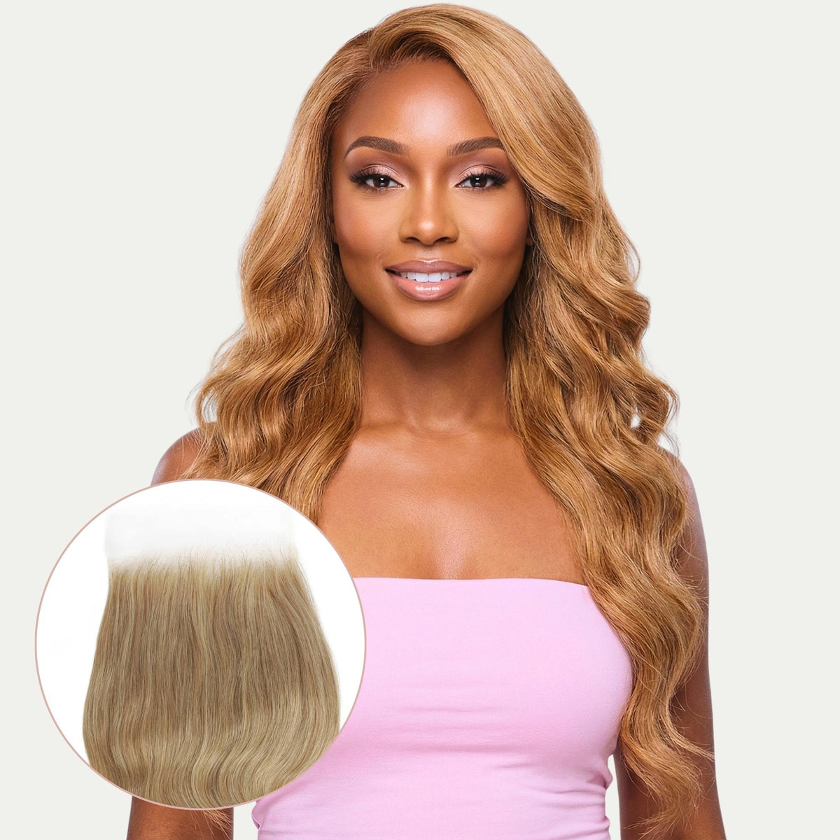 Honey Blonde Body Wave 5x5 HD Lace Human Hair Closure by Private Label