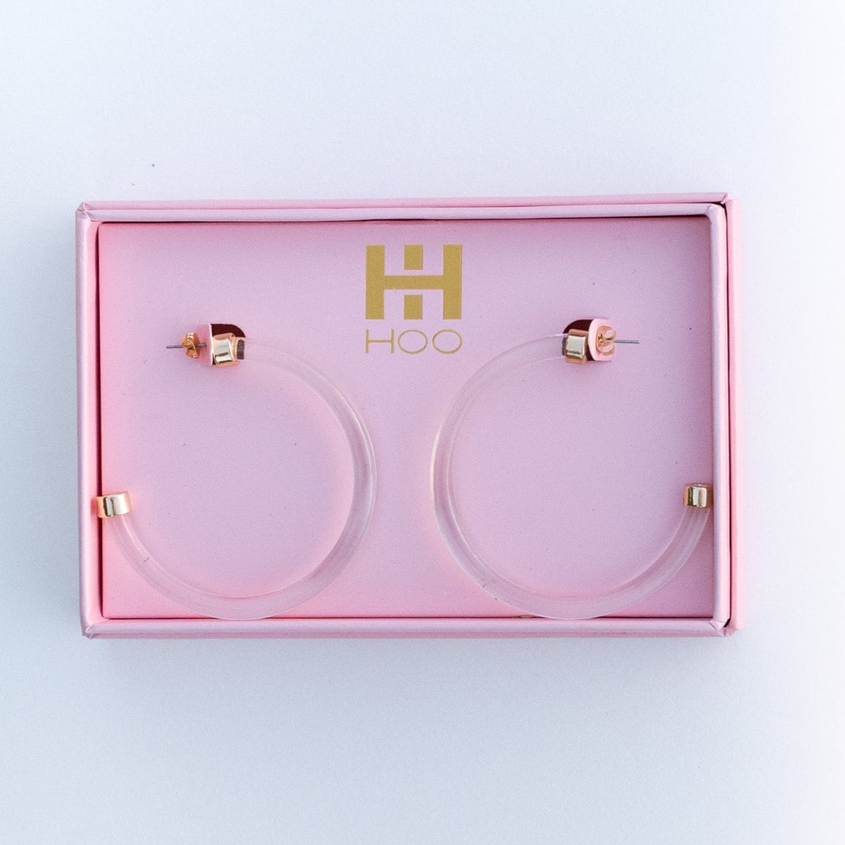 Clear Hoop Earrings by hoohoops
