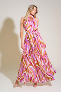 AS TIME GOES BY WOVEN MAXI DRESS by Flying Tomato