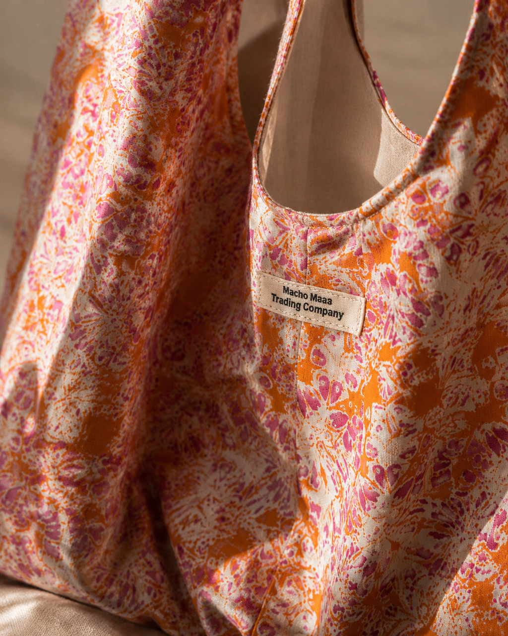 Sunset Bloom Handmade Slouchy Hobo Bag – Boho Floral Tote by Macee Rose Trading Company