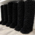 Black Mongolian Boots by DALOVELY STYLE