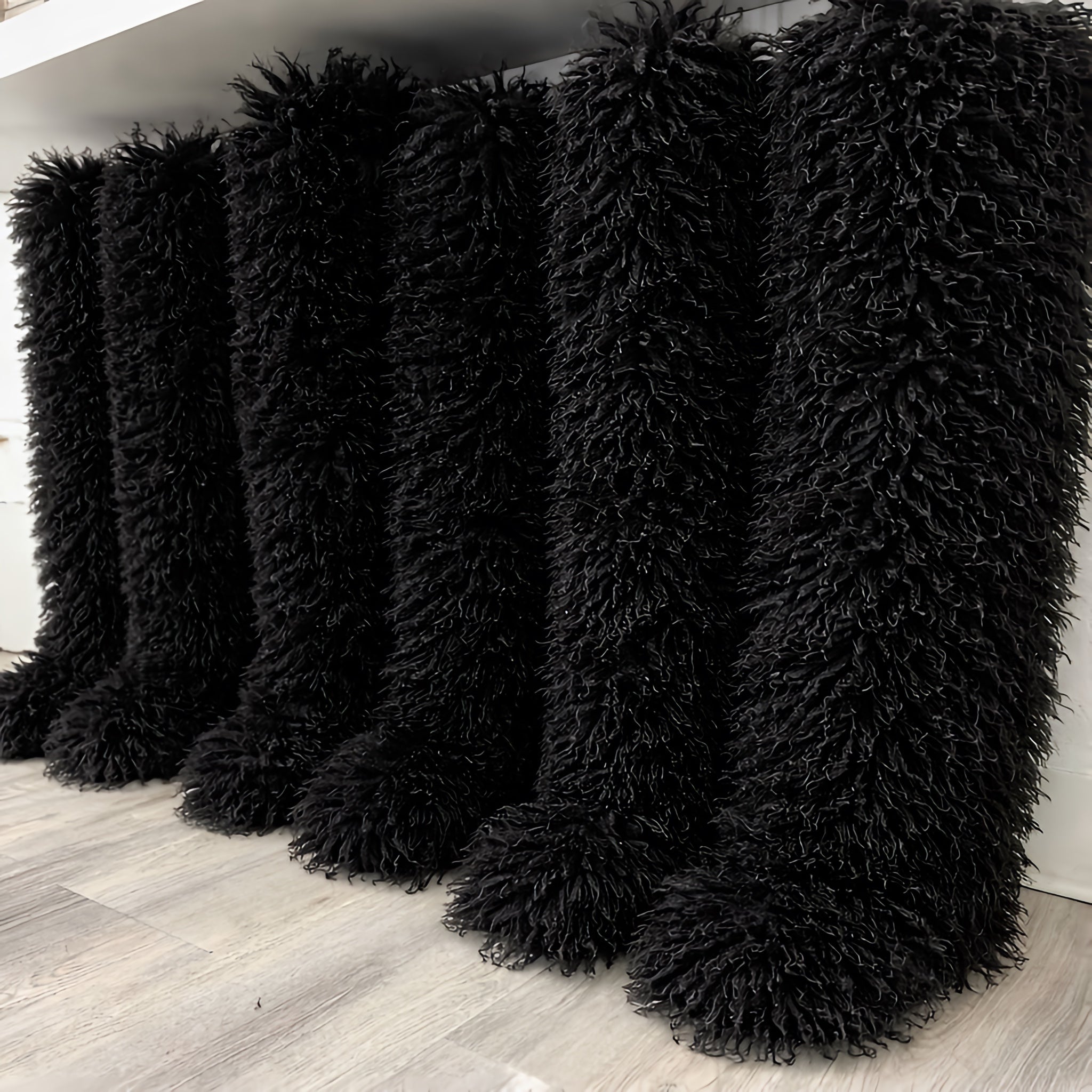 Black Mongolian Boots by DALOVELY STYLE
