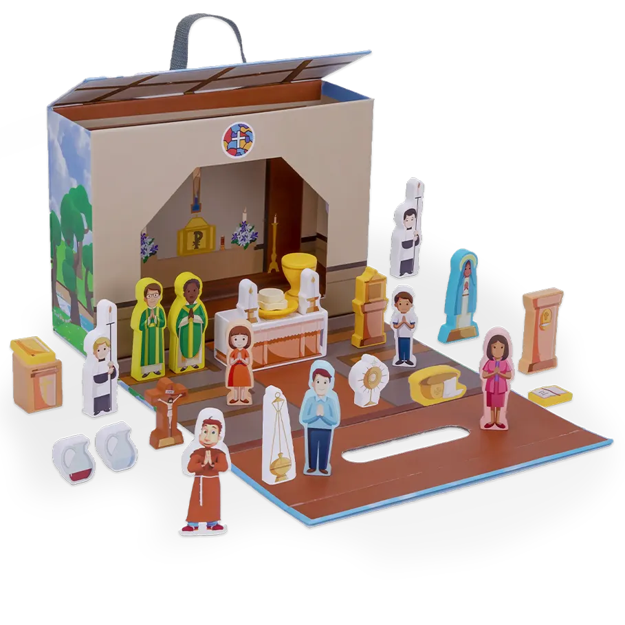 Brother Francis Church Playset by Saintly Heart