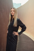 Pleated Shirt Dress by profile-nyc