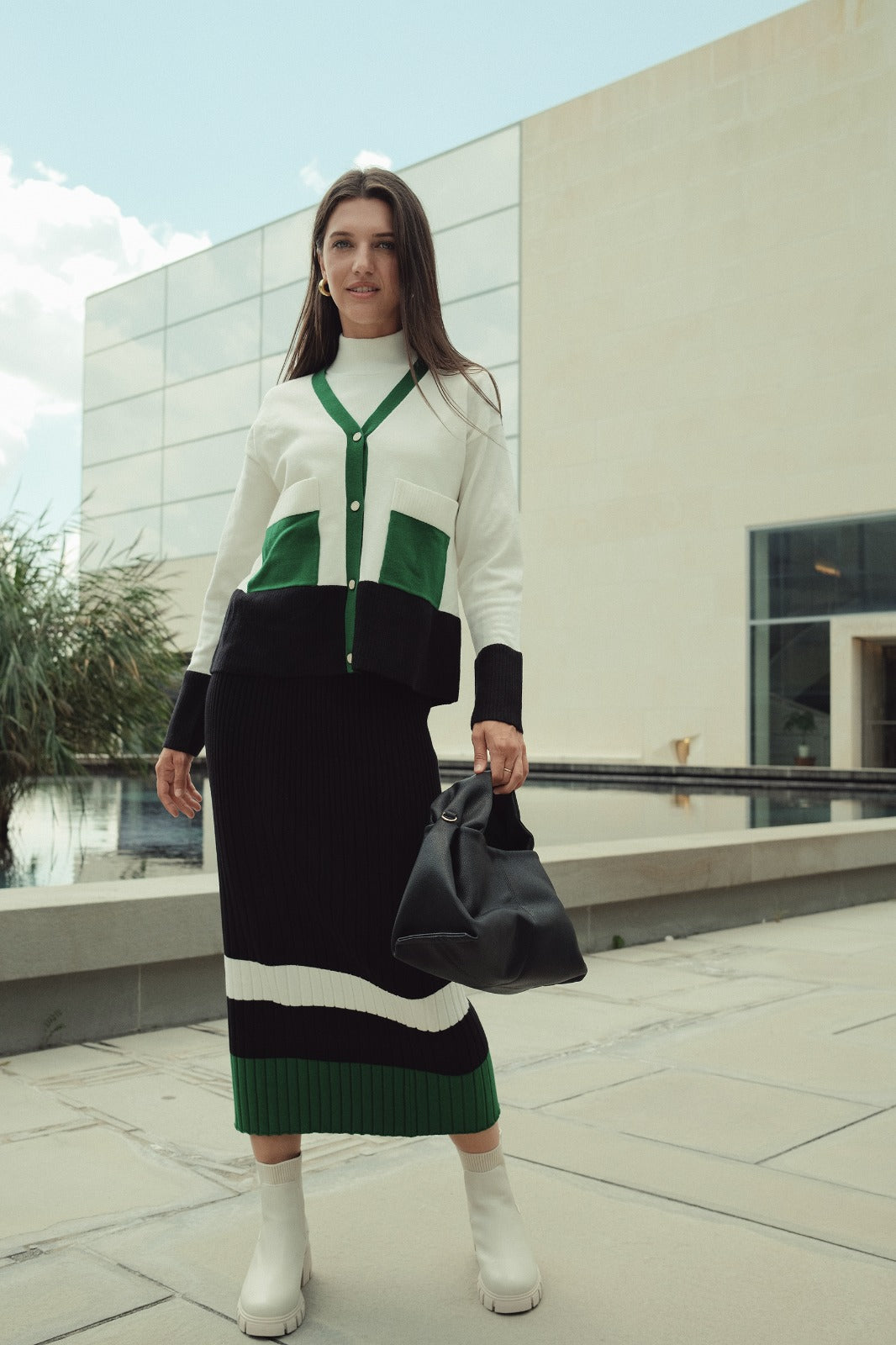 Oversized Knit Cardigan by profile-nyc