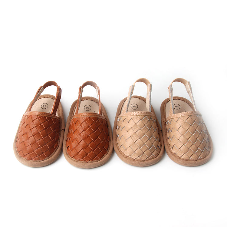 Woven Leather Sandals by Copper Rhea