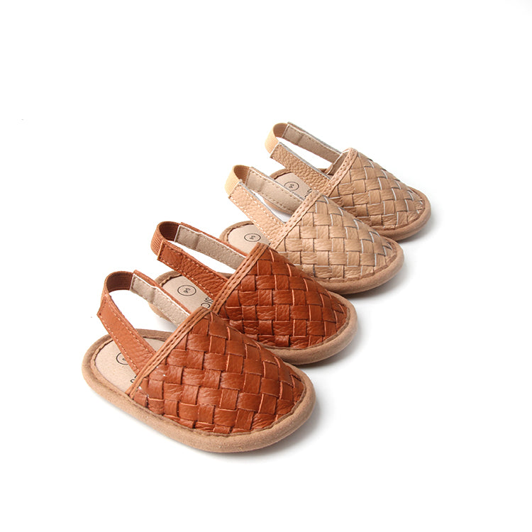 Woven Leather Sandals by Copper Rhea