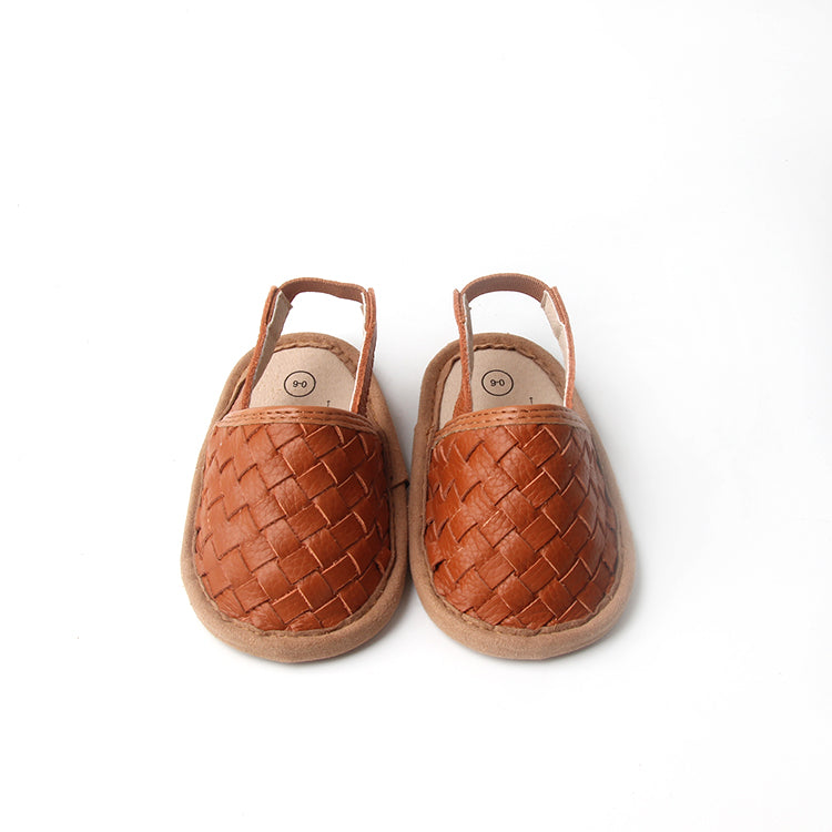 Woven Leather Sandals by Copper Rhea