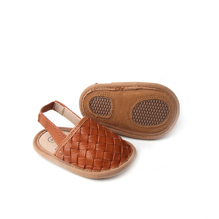 Woven Leather Sandals by Copper Rhea