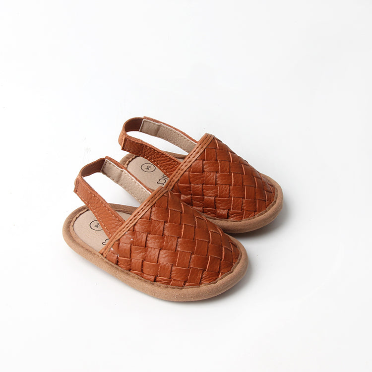Woven Leather Sandals by Copper Rhea