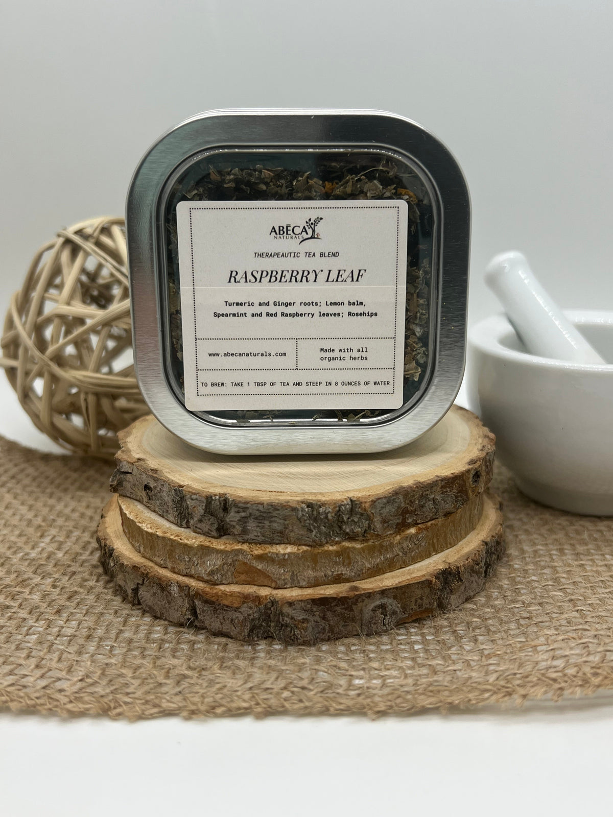 Raspberry Leaf Tea by ABĒCA Naturals
