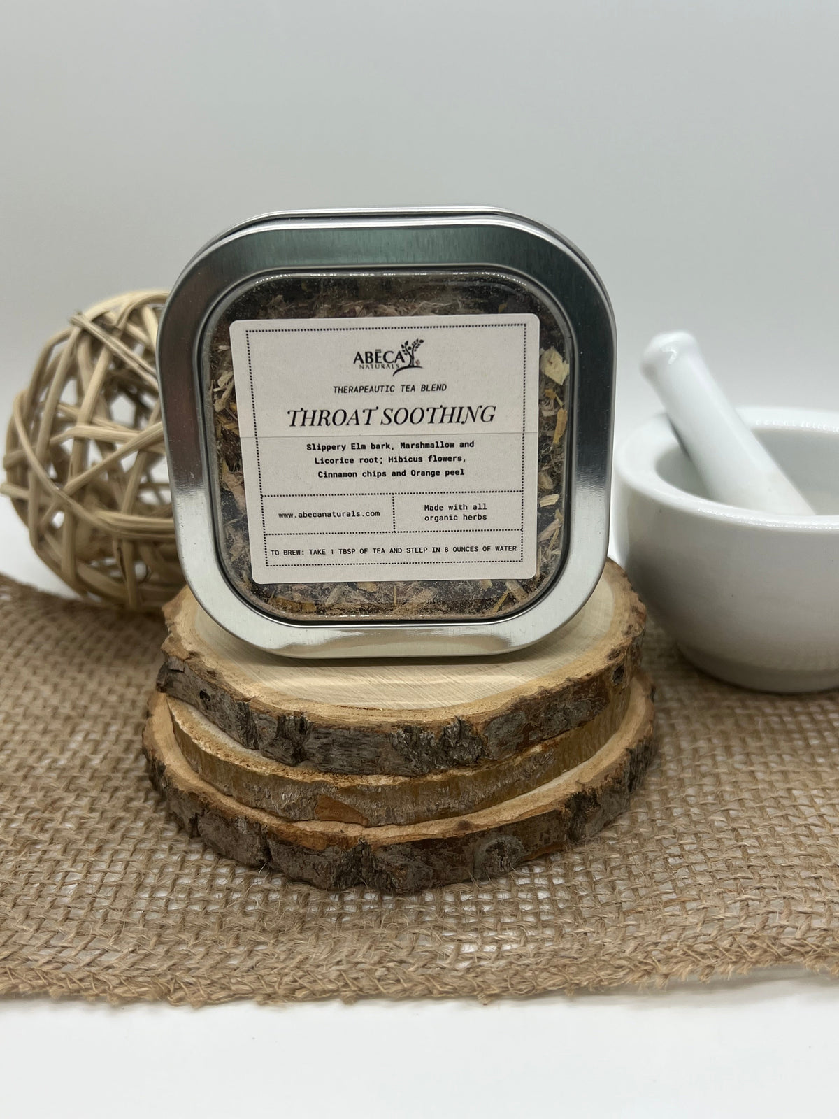 Throat Soothing Tea by ABĒCA Naturals