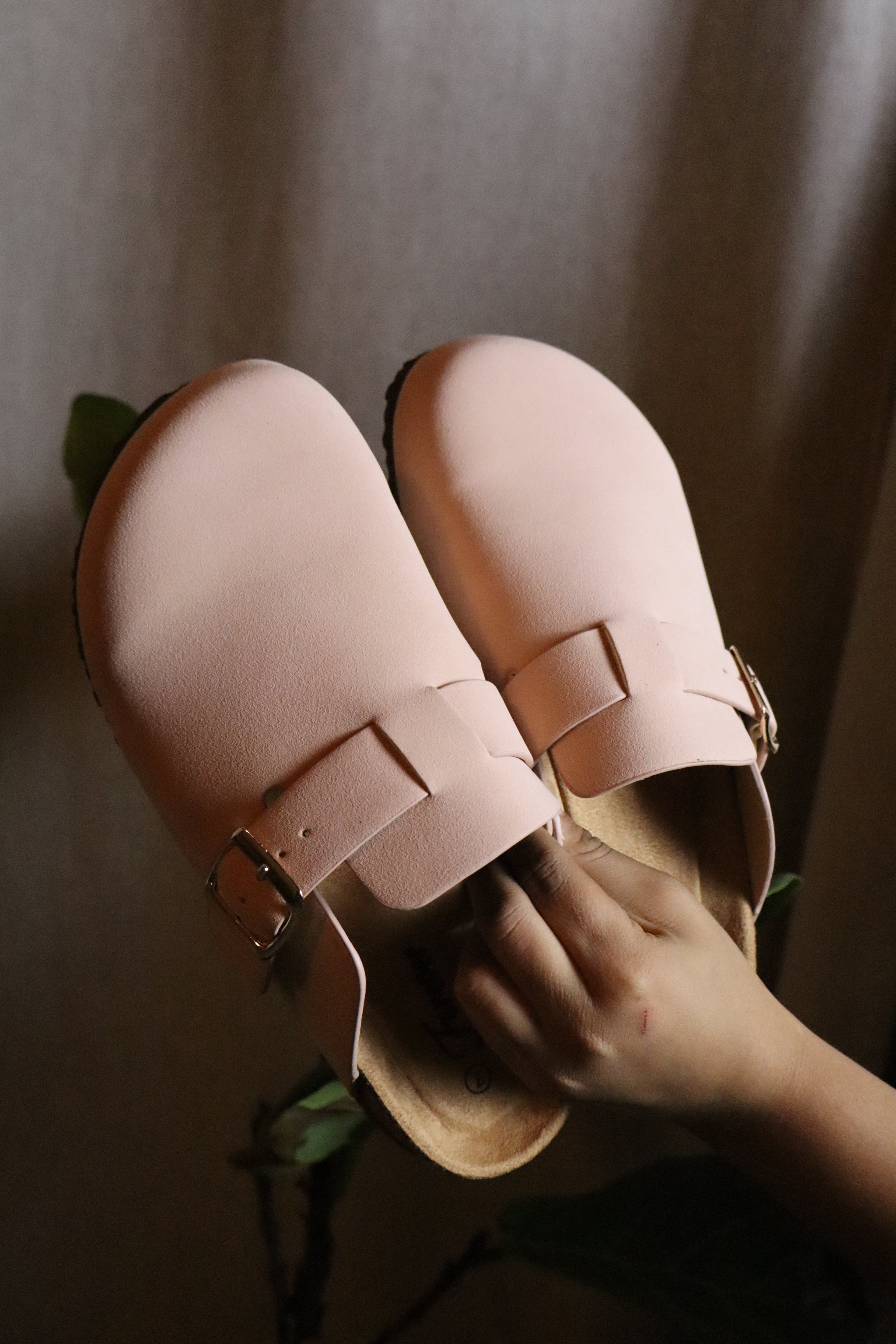 Dust Pink Mule Sandals by N&C Boutique