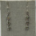 Sterling Silver Triple Cascade Ethiopian Opal Dangle Earrings by Sacred Crystals