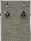 Sterling Silver Swirl Ethiopian Opal Dangle Earrings by Sacred Crystals