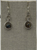 Sterling Silver Double Bubble Labradorite Dangle Earrings by Sacred Crystals