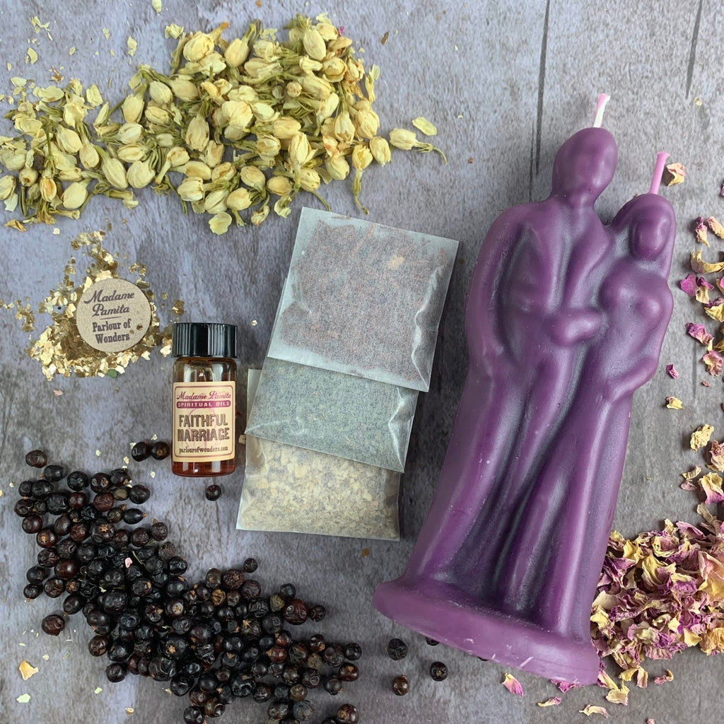Happy Marriage Candle Spell Kit - Commitment & Union by Parlour of Wonders
