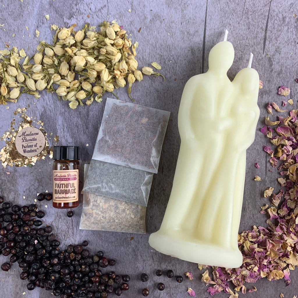 Happy Marriage Candle Spell Kit - Commitment & Union by Parlour of Wonders