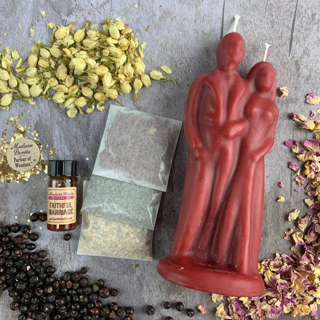 Happy Marriage Candle Spell Kit - Commitment & Union by Parlour of Wonders