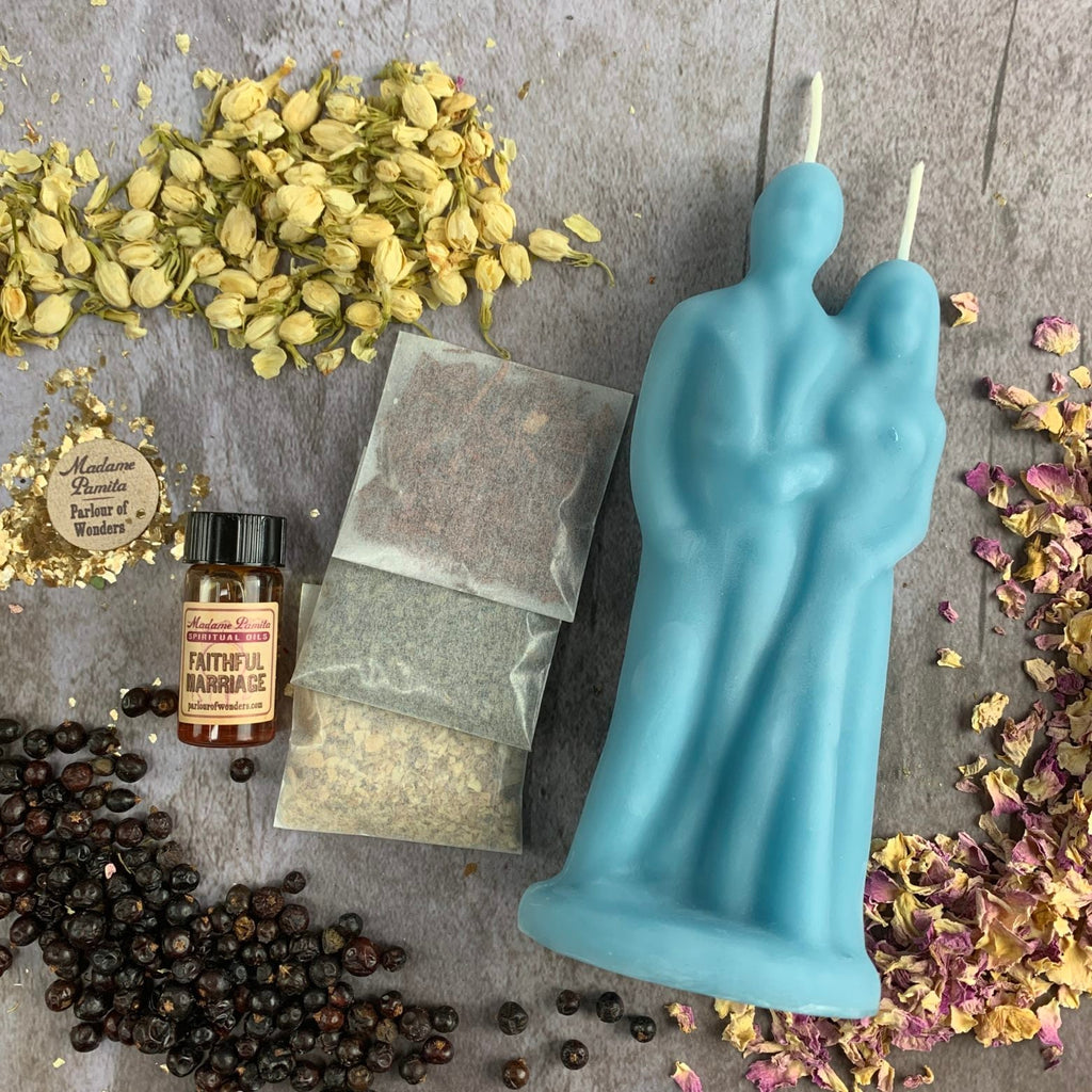 Happy Marriage Candle Spell Kit - Commitment & Union by Parlour of Wonders