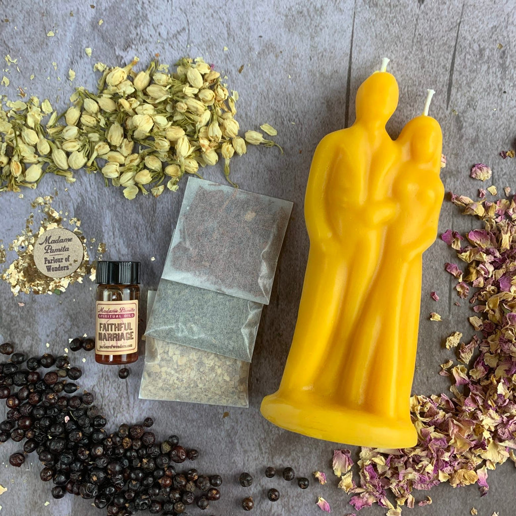 Happy Marriage Candle Spell Kit - Commitment & Union by Parlour of Wonders