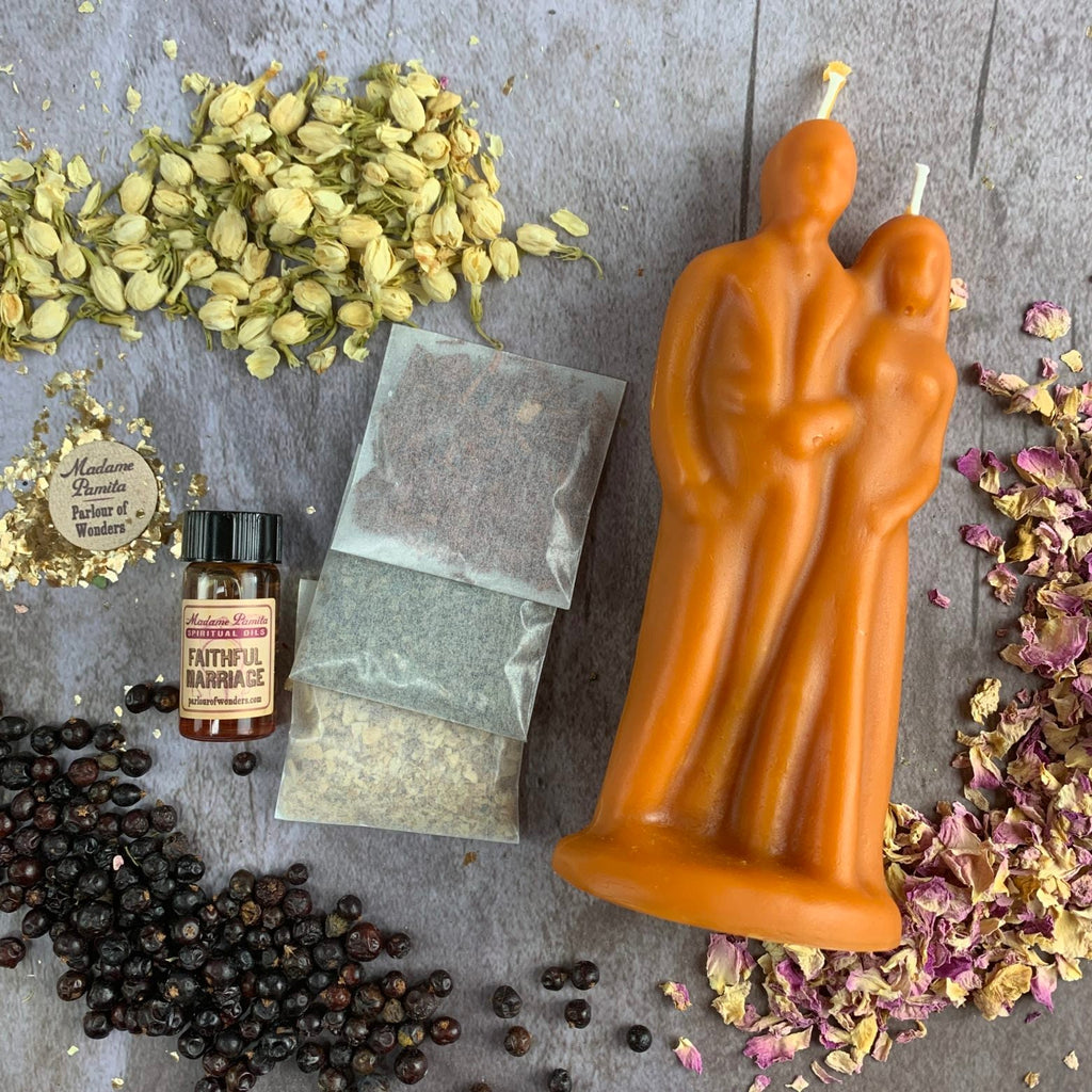 Happy Marriage Candle Spell Kit - Commitment & Union by Parlour of Wonders