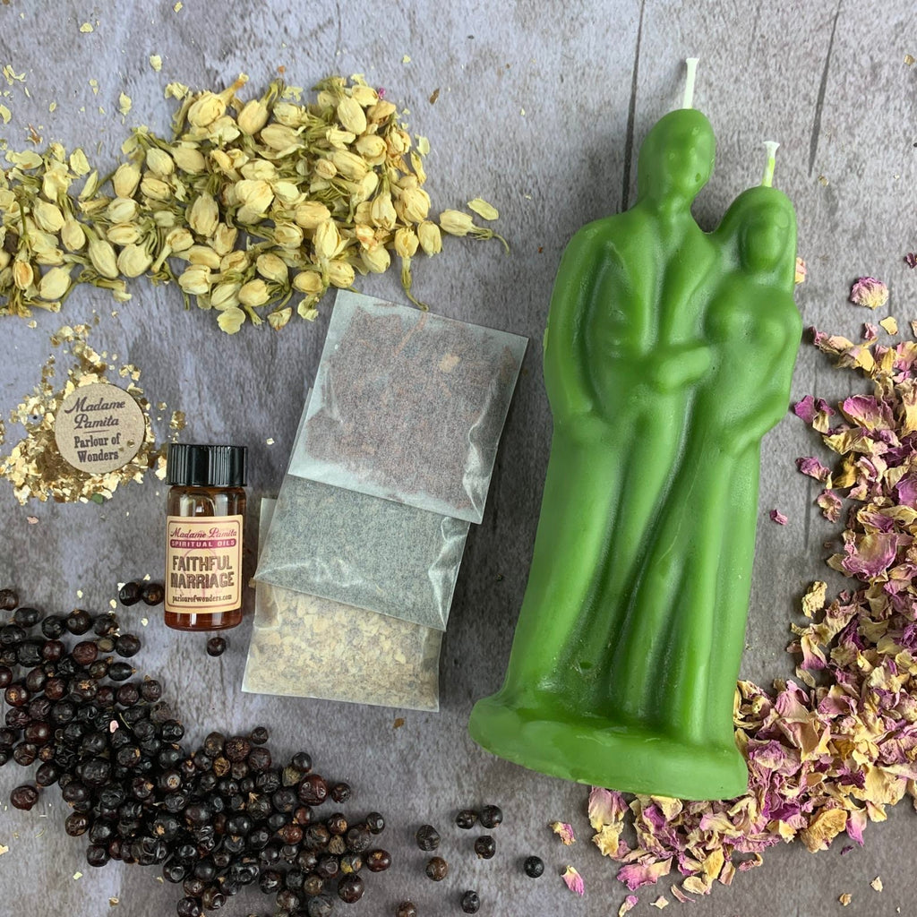 Happy Marriage Candle Spell Kit - Commitment & Union by Parlour of Wonders