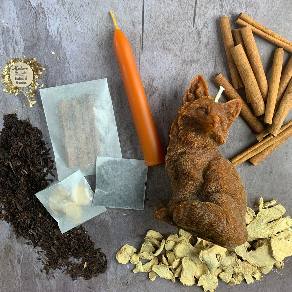 Fast Fox Candle Spell Kit - Quick Results & Cunning by Parlour of Wonders
