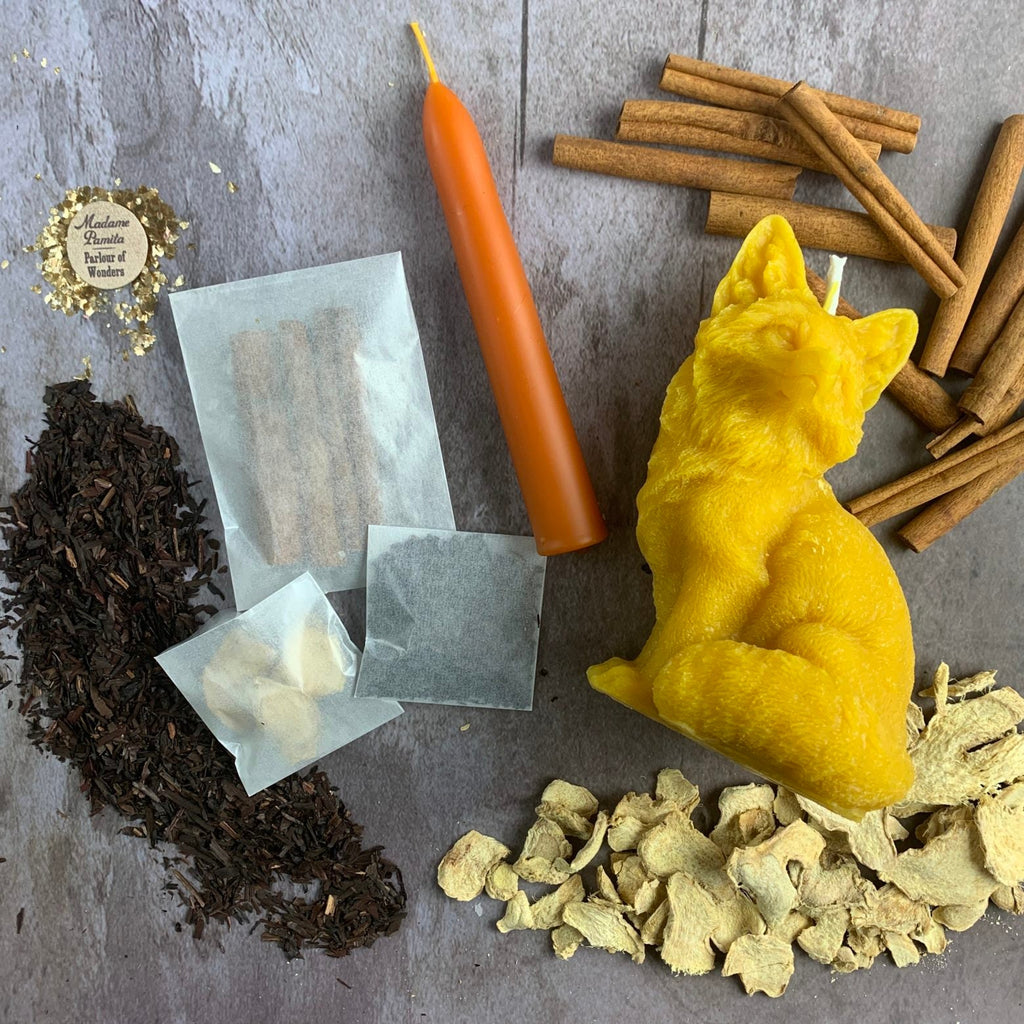 Fast Fox Candle Spell Kit - Quick Results & Cunning by Parlour of Wonders