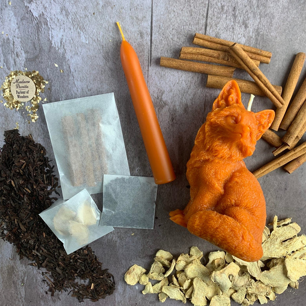 Fast Fox Candle Spell Kit - Quick Results & Cunning by Parlour of Wonders