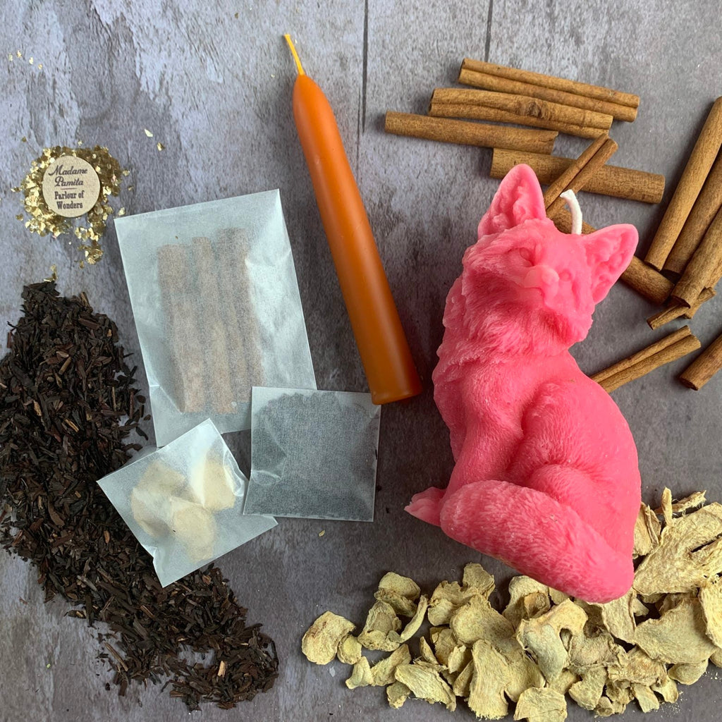 Fast Fox Candle Spell Kit - Quick Results & Cunning by Parlour of Wonders