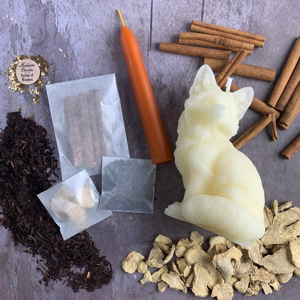 Fast Fox Candle Spell Kit - Quick Results & Cunning by Parlour of Wonders