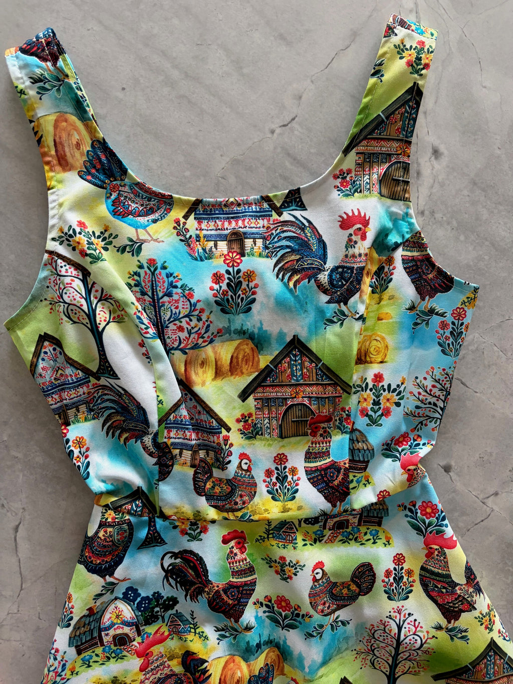 Farm Skater Dress by Retrolicious